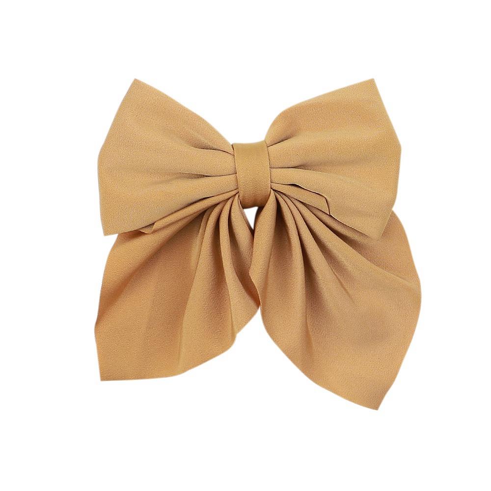 1Piece Big Hair Bow Ties Hair Clips Satin Two Layer Butterfly Bow For Girls Bowknot Hairpin Trendy Hairpin Hair Accessories