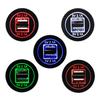 5V 2.1A doble USB-porter LED-skjerm Bilmotorsykkeltelefonladerkontaktadapter