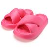 Shevalues Women's Platform Slippers 2025 Fashion Crossover Belt Outdoor Beach Sandals Soft Thick Sole Men Flip Flops Home Slides
