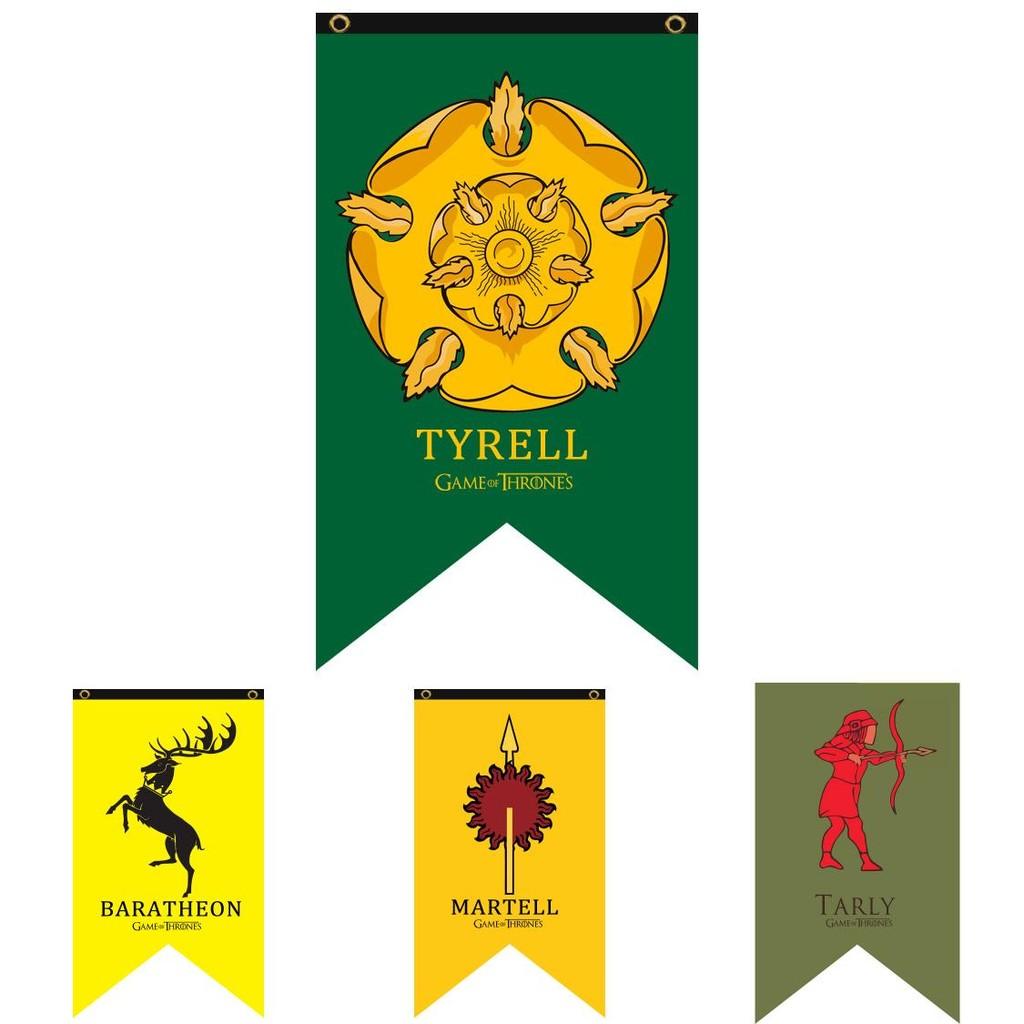 Game Of Thrones Flag Banner With Polyester Fabric For Themed Room Decor