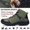 38-46 Men's Winter New Large Size Plus Velvet High Side Hiking Shoes Men's Hiking Shoes Cotton Shoes
