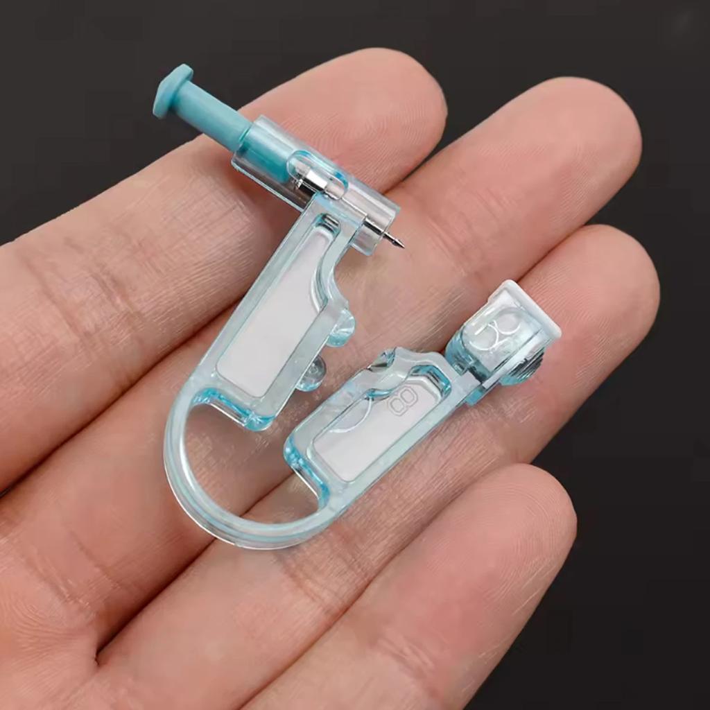 Kit pistol de piercing ureche de unică folosință cu suport Sănătos Sigur Instrument Mașină Piercer Ureche Nas Steril Bijuterii Corp Fără Inflamație