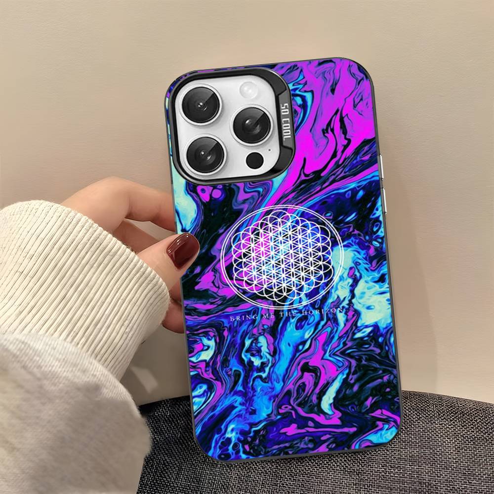 Pop Rock Band C-Coldplay Phone Case Color Silver Shell For IPhone 17 16 15 14 13 12 11 Pro Max Plus