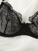 Temptation Floral Lace Three-Point Lingerie Set with Hollow Design