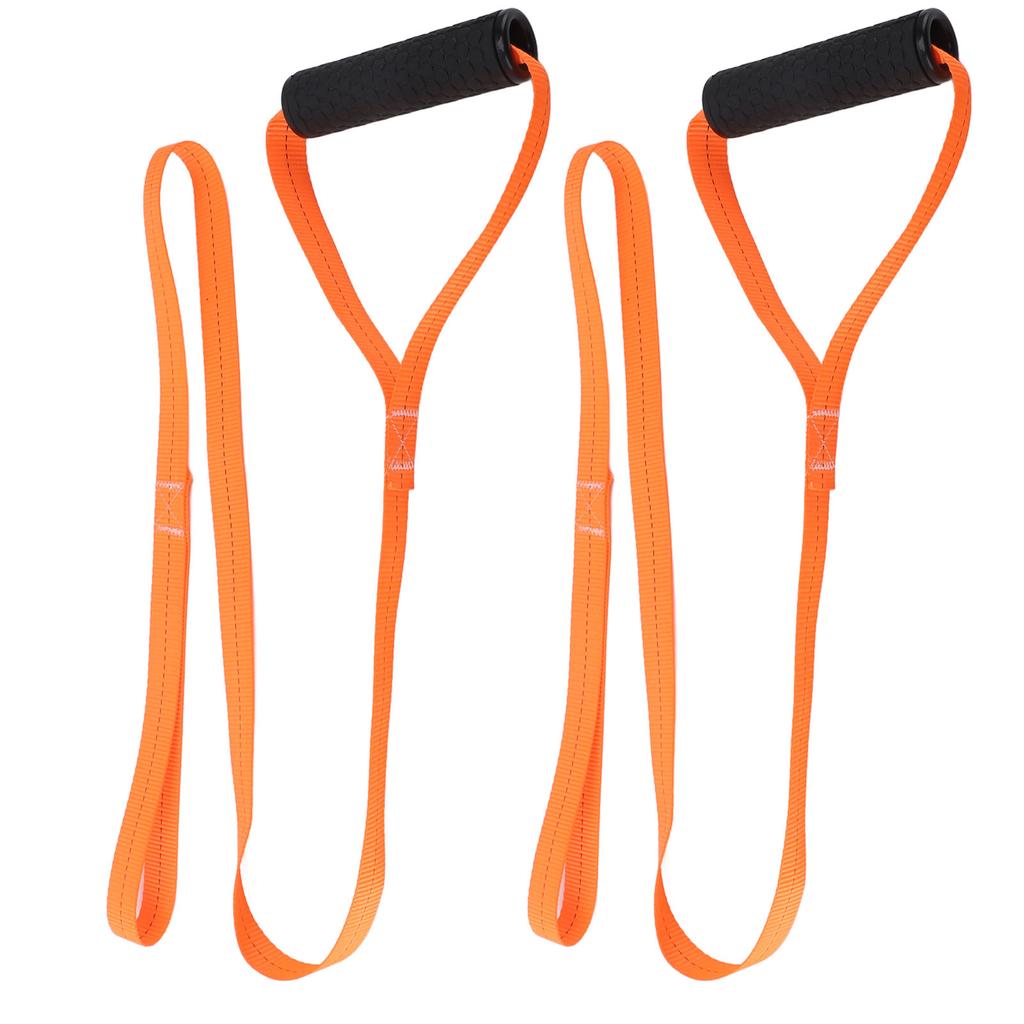 2PCS Deer Drag Rope Heavy Duty Cargas de até 170 libras Comfort Grip Handle Portable Deer Drag Strap para