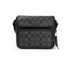 Sullivan 20 Classic Monogram Metal Logo Embossed Flap Messenger Bag Men Bags Black C9870-QBO3I