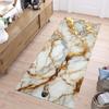 Luxury White Marble Pattern Rug with Gold Veins Non-Slip Area Carpet for Living Room Bedroom Modern Home Floor Mat Decor