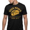 Mens Funny T Shirts Your Moms Taco Sarcastic Restaurant Graphic Novelty Tee