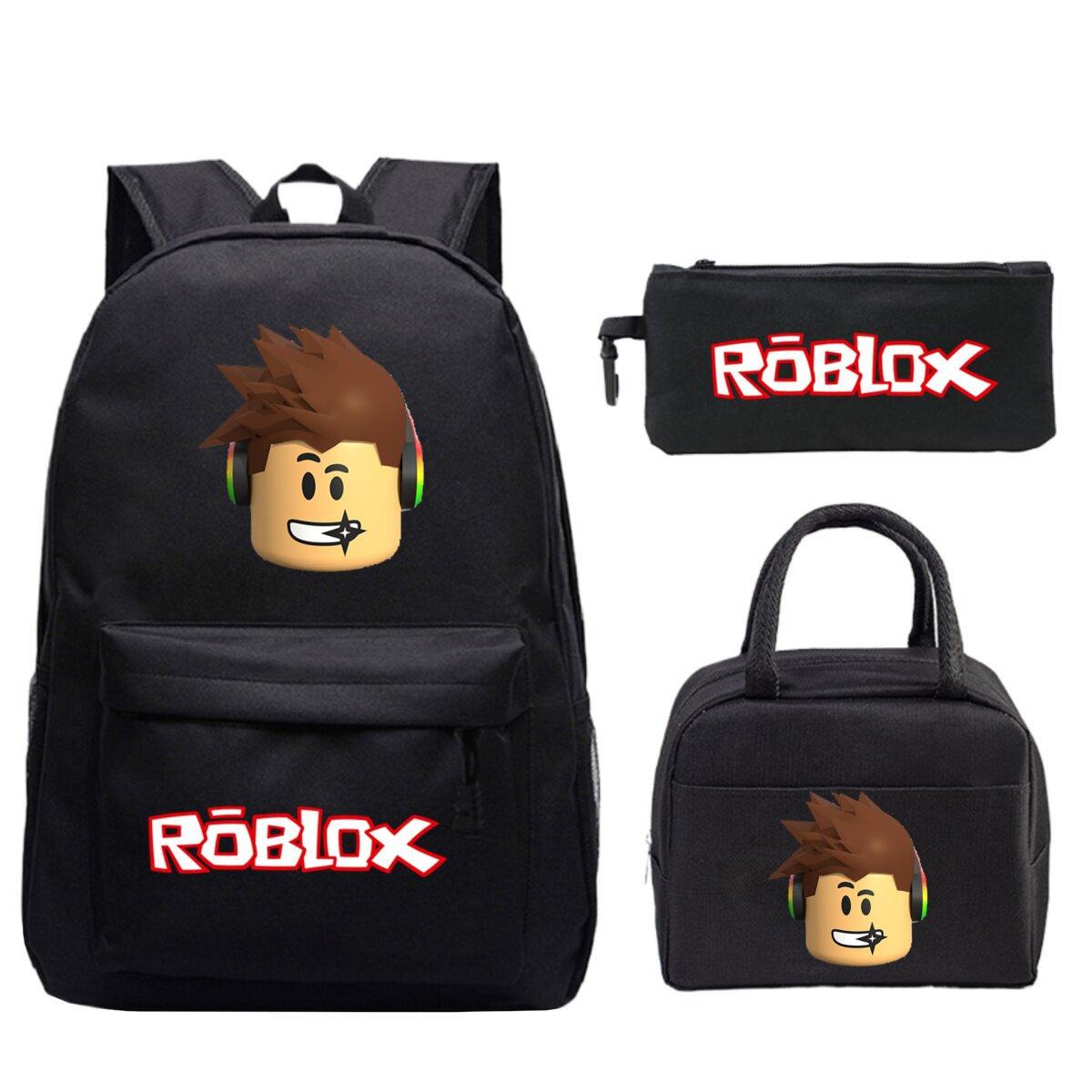 Game Merchandise: Cartoon Print Casual Multifunctional Backpack Three-Piece Set, School Bag For Primary And Secondary School Students no specification