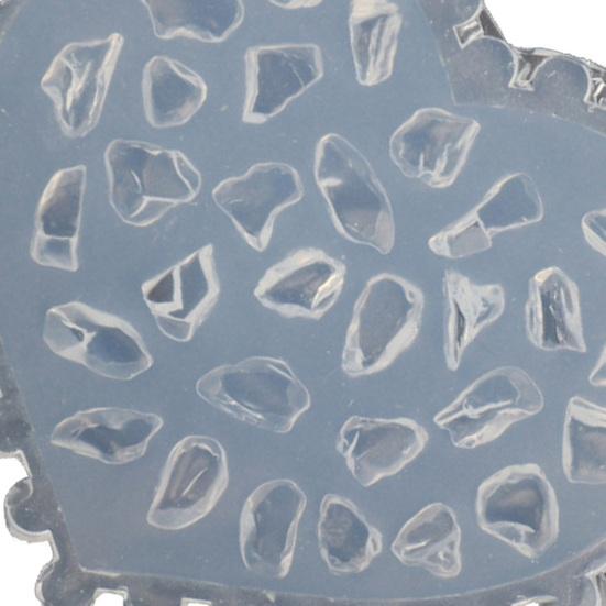 Nail Mold Heart-Shaped 3D Patterns Silicone Nail Art Silicone Mold DIY Craft Decoration Tools for Salon