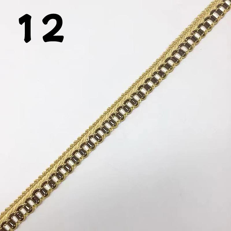 15 Meter Quastenfransen-Spitze im europäischen Stil Besatzkante Band für DIY Nähen Bekleidung Vorhang Sofa Kissen Polsterhandwerk Dekor