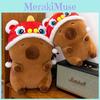 Capybara Lion Awakening Cartoon Plush Toys Soft Fill Doll Children Festival Gift