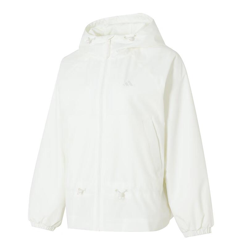 

Adidas Windproof Water-Repellent Zippered Woven Hooded Long Sleeve Jacket Women jackets KS2809 XL