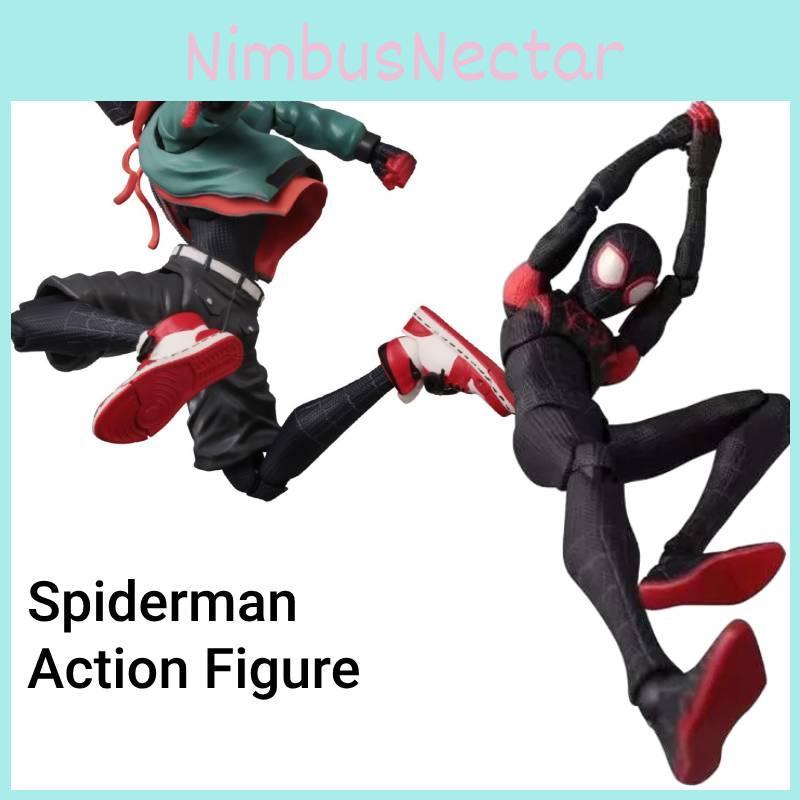 Action Figures Spiderman Toy Across The Spiderverse Miles Kids Xmas Gift