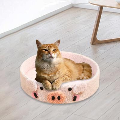 Cat Bed House Scratcher Hut Summer Round Lounge Diameter 38cm Small Dog Pet