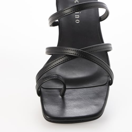 Carino CAUK44081 Women's Sandals, Black, Size 25.0 Cm