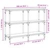 Console Table Grey Sonoma 100x29x75 cm Particleboard