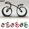 Modern Mini Bicycle Model for Desk 3D Minimalist Table Ornament Collectible Art Piece for Home Display