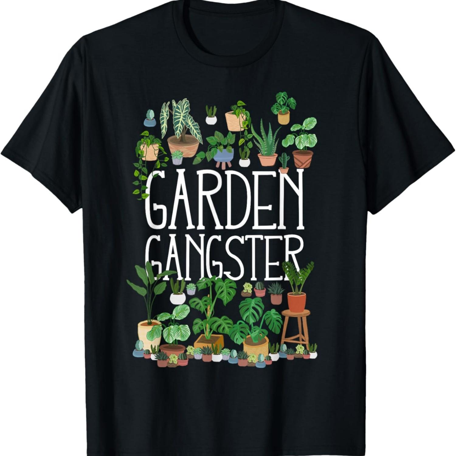 Potted Plant Garden Gangster T-Shirt S
