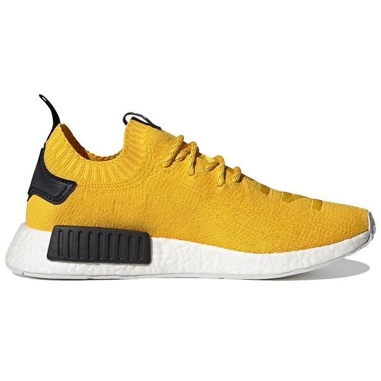 Adidas NMD_R1 Primeknit EQT Yellow Unisex Sneakers Core-Black S23749