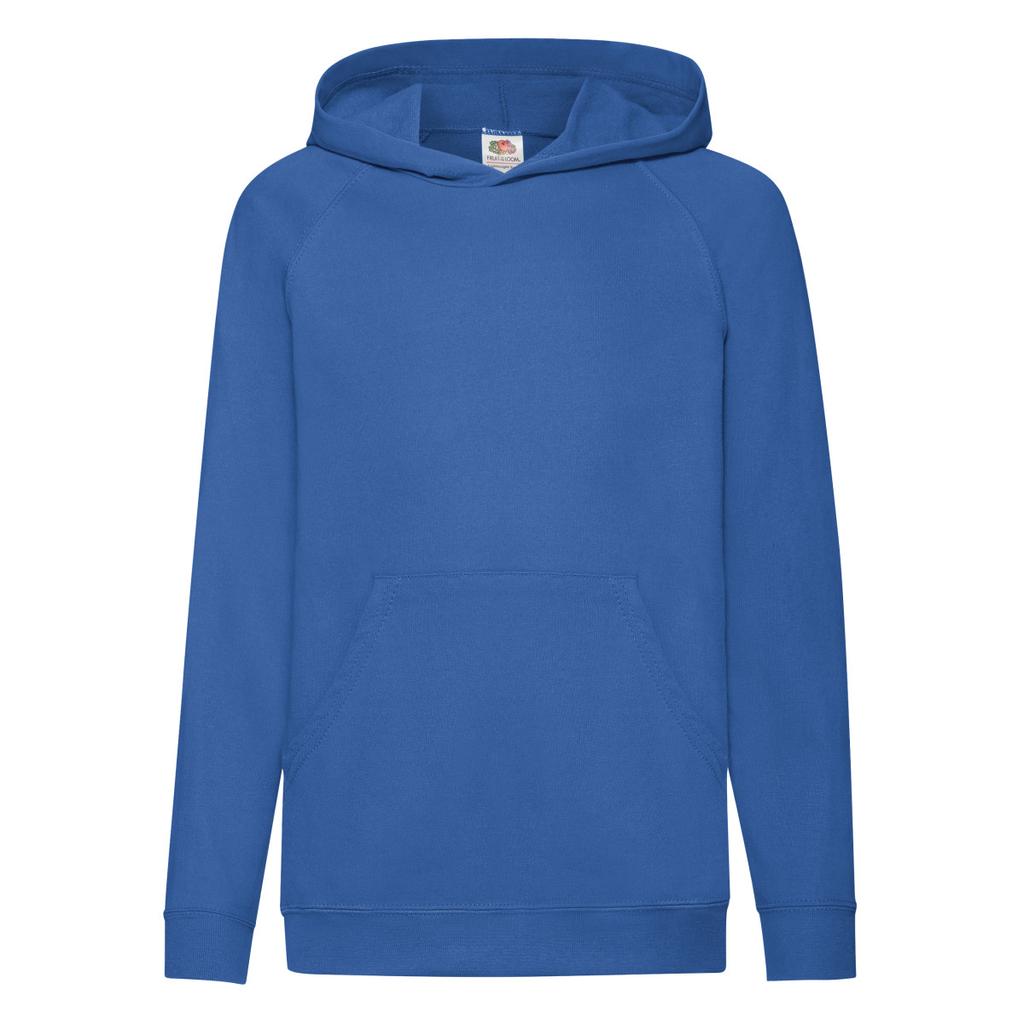 Felpa Con Cappuccio Fruit Of The Loom Unisex Bambino (7-8 Anni) - Bianco