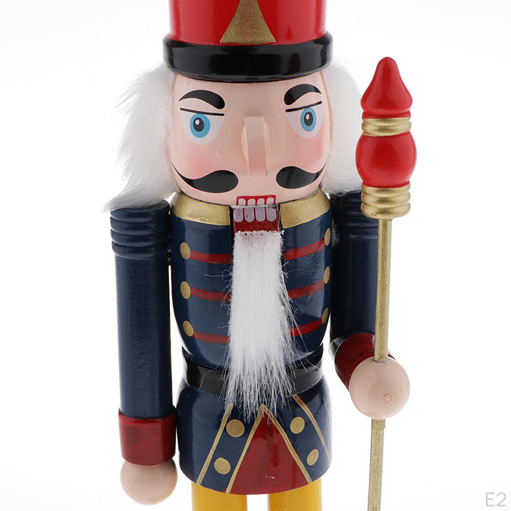 /Soldier Nutcracker Traditional in Uniform, Collectible Music Box Festive christmas