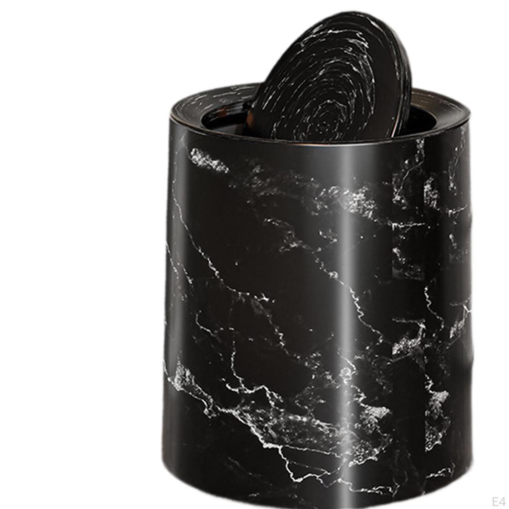 Holz-Mülleimer mit Deckel für Badezimmer, Küche, Waschküche, Büro und Toilette.