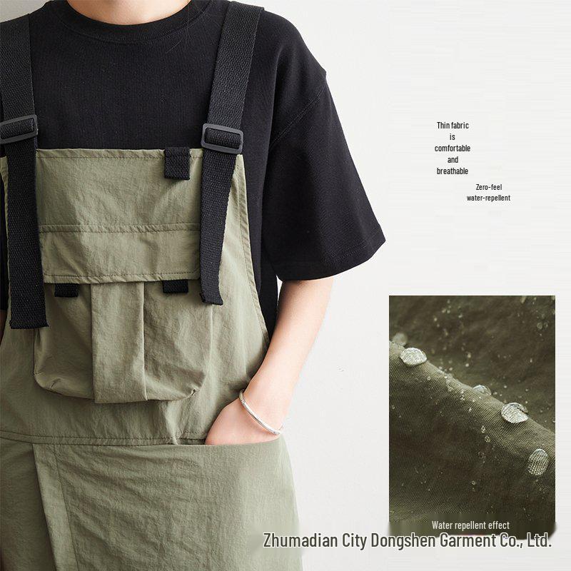 Korean Fashion Apron for Women and Men: Ideal for Baristas, Bubble Tea Shops, Barber Shops, Nail Salons, and Restaurants