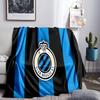 Coperta con stemma Club Brugge FC Coperte in flanella Peluche per divano letto Regali per uomini donne Coperta da viaggio per picnic Regali di Natale per tifosi