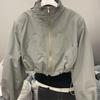 Summer Vintage Sunscreen Jacket Women's Windbreaker Cropped Jackets Harajuku Oversized Streetwear Long Sleeve Female Elegant Top