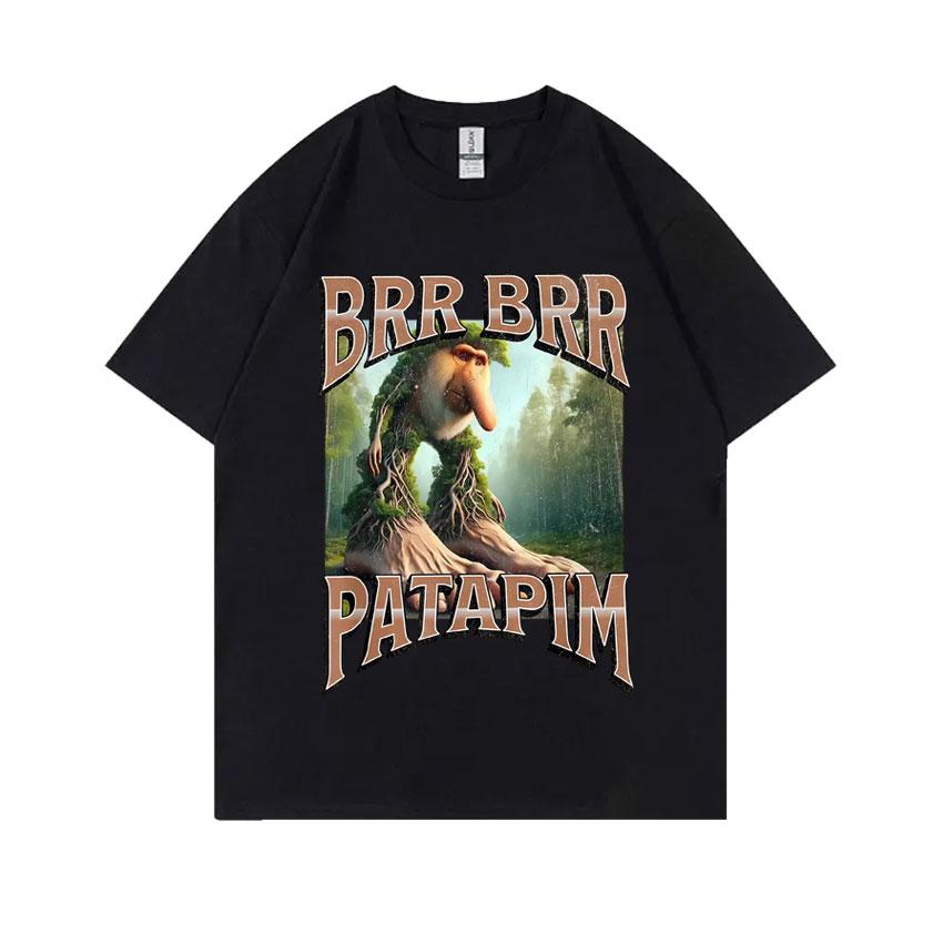 Italian Brainrot Funny Meme T-shirt Brr Brr Patapim Tralalero Tralala Bombardiro Crocodilo Tung Tung Tung Sahur Graphic T Shirts