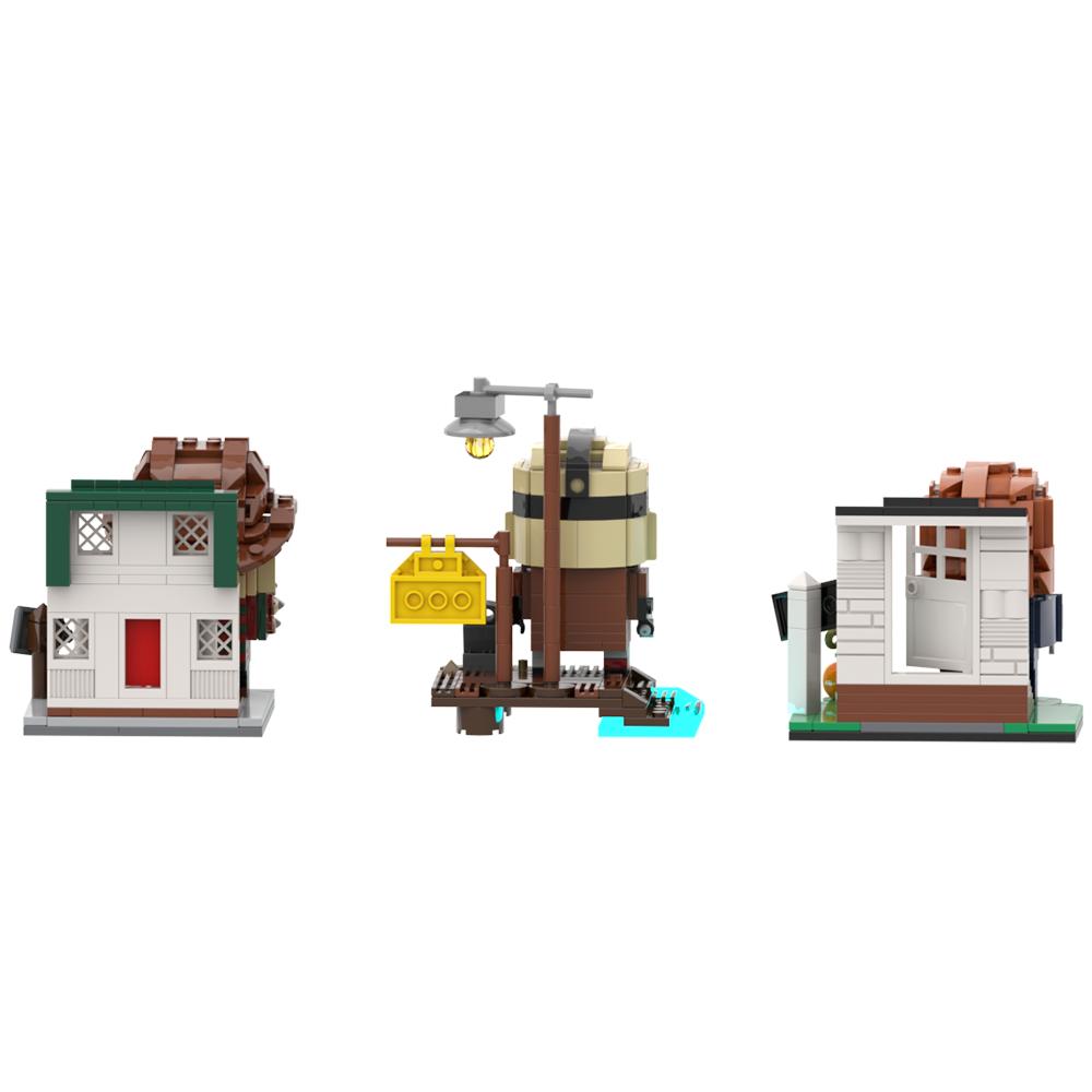 MOC Horror Series Building Blocks Model US Horror Movie Characters Model Psycho Killer Bricks Toys Kid DIY Birthday Gifts