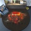 Arsenal Football Club3 Round Area Rug,Carpet Rug for Living Room Bedroom Sofa Playroom Decor,Non-slip Floor Mat
