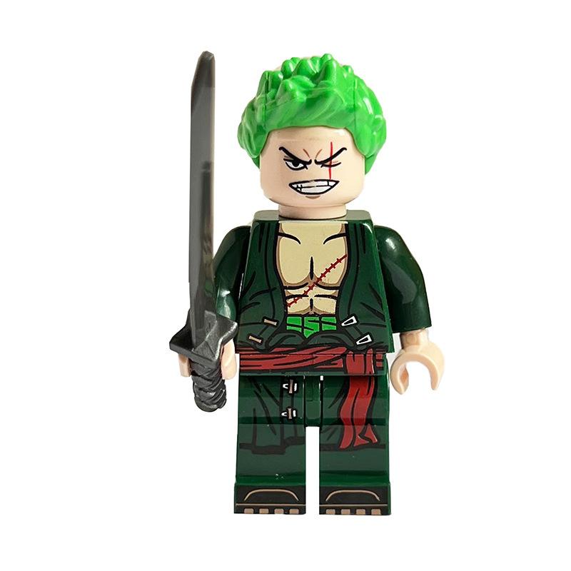 Ninja Warrior Superhero Doll With Weapon Single Building Block Assembly Toy
