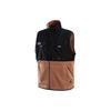 Jumpman Vests Men's Brown Stand Collar Moderate Workwear (Unisex) Vests DX6598 256