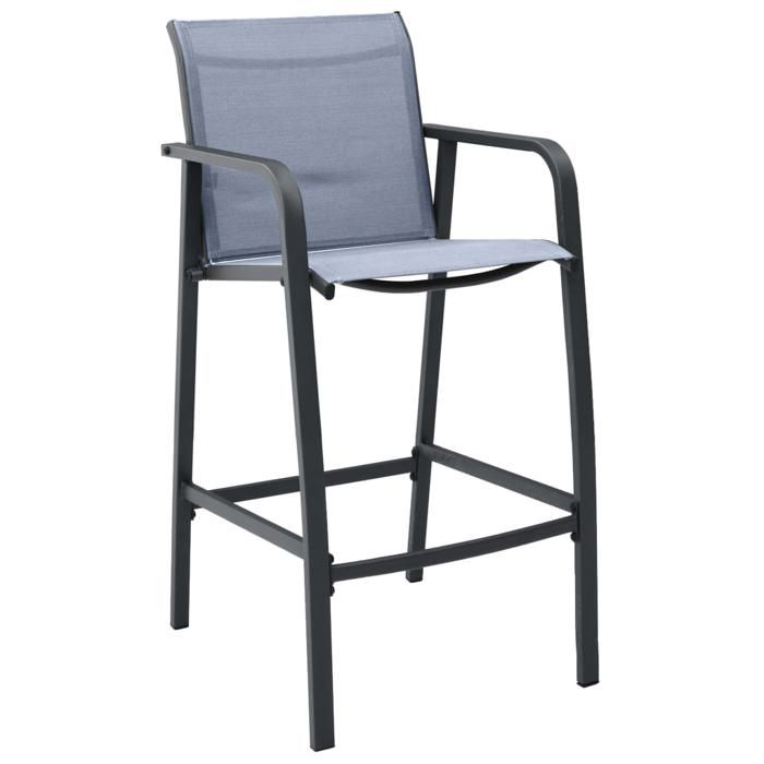 VidaXL 4x Chaises de Bar de Jardin Siège de Comptoir Chaise de Balcon Siège de Patio Chaise d'Extérieur Terrasse Salle à 48119