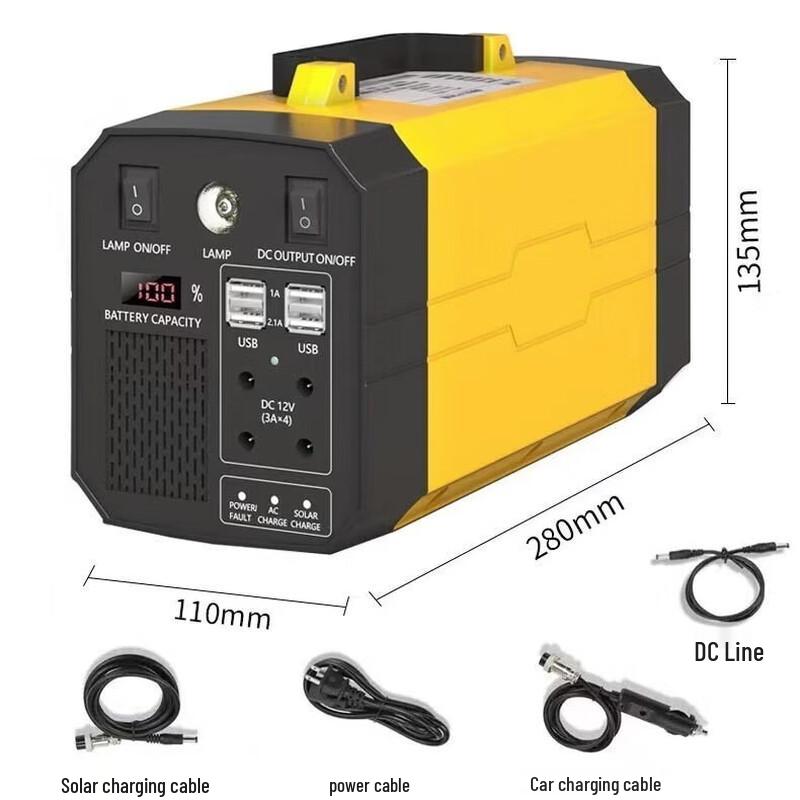 WEZHO 500 Вт Портативная наружная электростанция Комплект