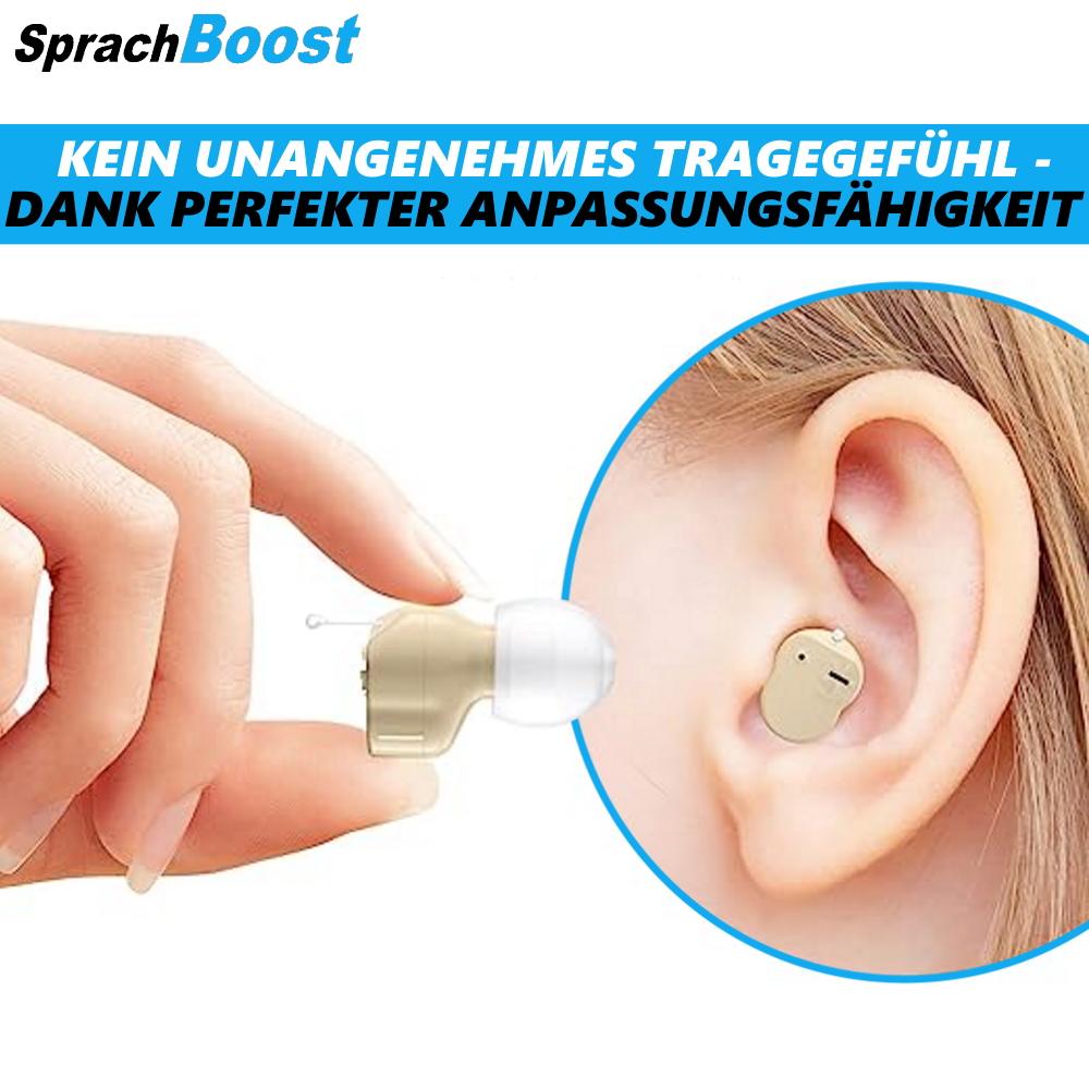 SPRACHBOOST Mini Hörverstärker Hörhilfe Hörgerät Soundverstärker unsichtbar Box
