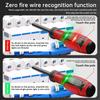 AC12-250V Dual-Lampe LED Digital-Spannung Bunte Licht-Stift Multifunktions-Hochdrehmoment Schraubendreher-Stift mit Magnet