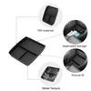 For Hyundai Palisade 2026 Center Console Lower Storage Box Car Central Tray TPE Organizer Accessories Tidying Black