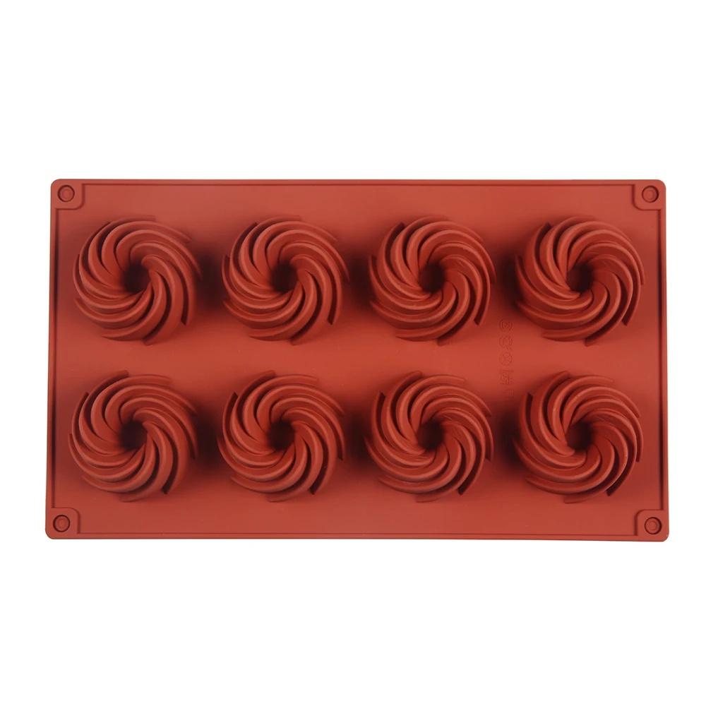 Cake Silicone Baking Pan Mould 8/12 Cavity Nonstick Chocolate Soap Jelly Pudding Muffin Mold DIY Cookie Pastry Mold Baking Tool