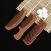 Coarse Tooth Head Acupuncture Point Massage Comb Wood Meridian Gua Sha Pocket Comb  Men