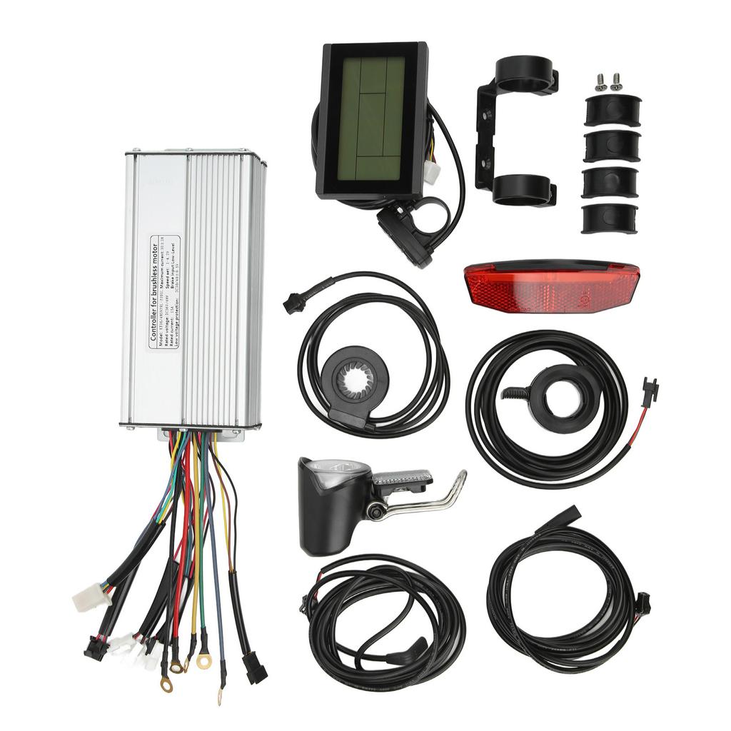 Electric Bike Conversion Kit LCD3 Meter 30A Sine Waving Control System for 48V 1000W Motor