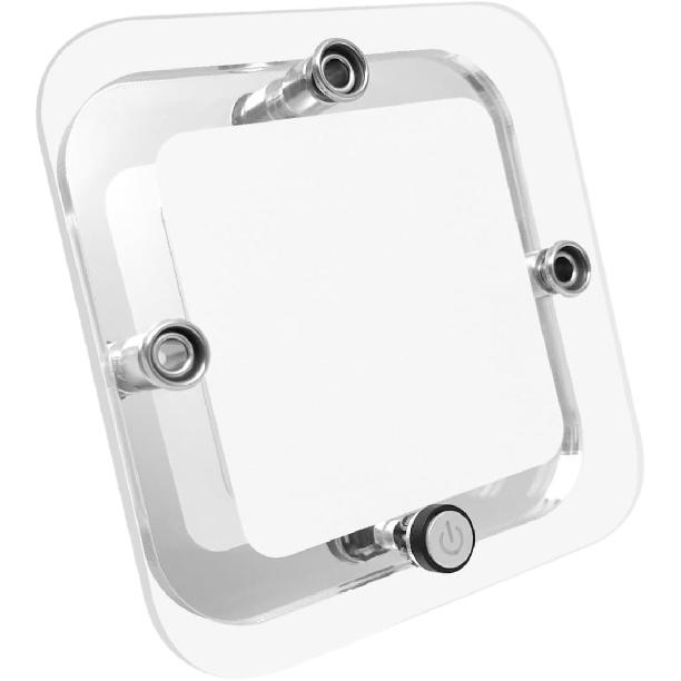 Dream lighting RV Innvendig Lys - 3,5 tommer LED Firkantet Taklampearmatur med Bryter - 12V Under Skap Lys med Krystall Linse - 6000K Hvit