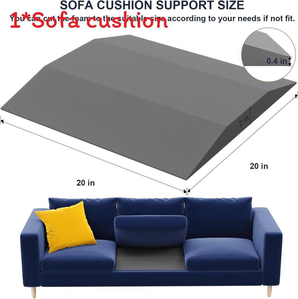 Arched Foam Sitting Pad For Sofas With Highdensity Filling For Comfort And Support At Home