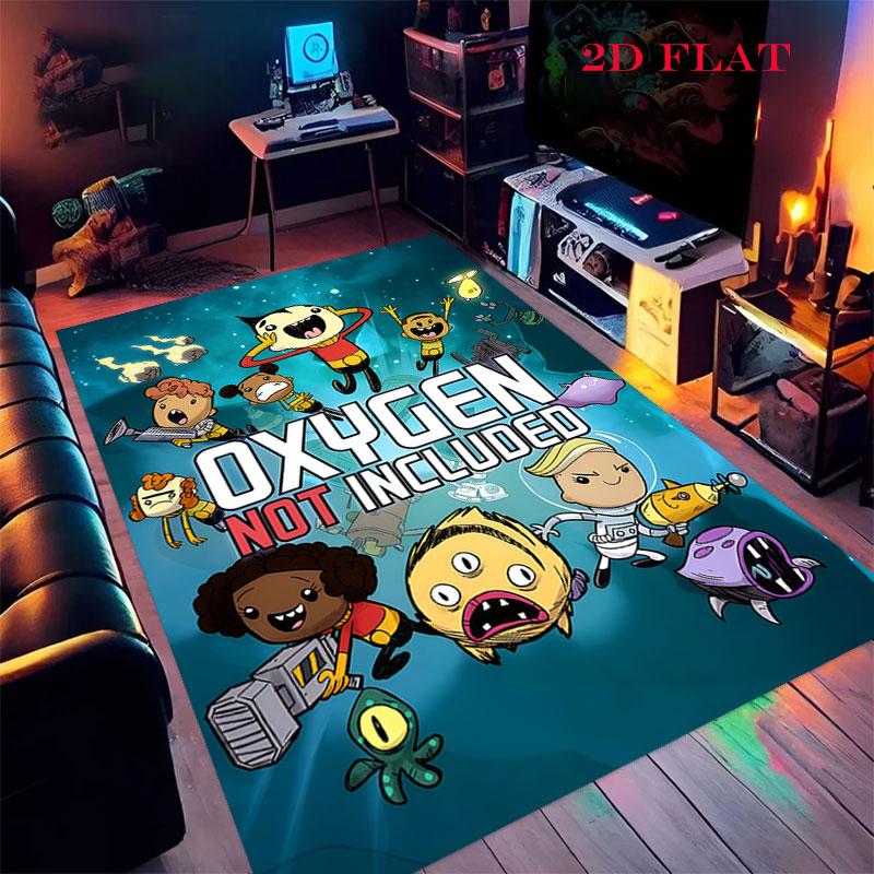 Oxygen Not Included Carpet Rug for Living Room Bedroom Home Sofa Decoration,Kids play Nonslip Floor Mat 40x60cm( 15x23in )