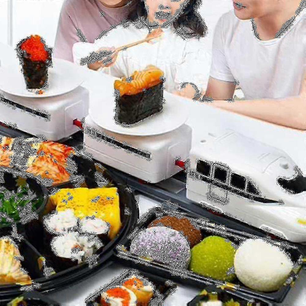Sushi-Zug Drehender Sushi-Spielzeug-Schienen-Förderband Drehtisch Kinder-Lebensmittelzug-Set DIY Sushi Sushi - DD