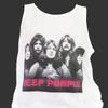 Deep Purple Rock Metal TSHIRT Vest Top Unisex White S2XL Unisex T-Shirt