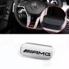 Car Steering Wheel Interior Badge Emblem Stickers AMG For Mercedes Benz W222 W223 W251 W464 GLE W206 W204 W205 W212 W213 W2211 RA3
