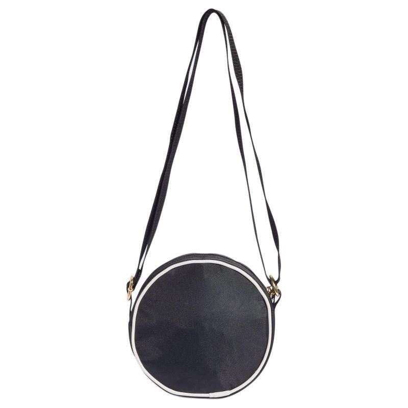 adidas Originals Polyester Blend Fabric Small Round Bag, Shoulder Bag, Crossbody Bag Regular Unisex Black Adidas IX6841